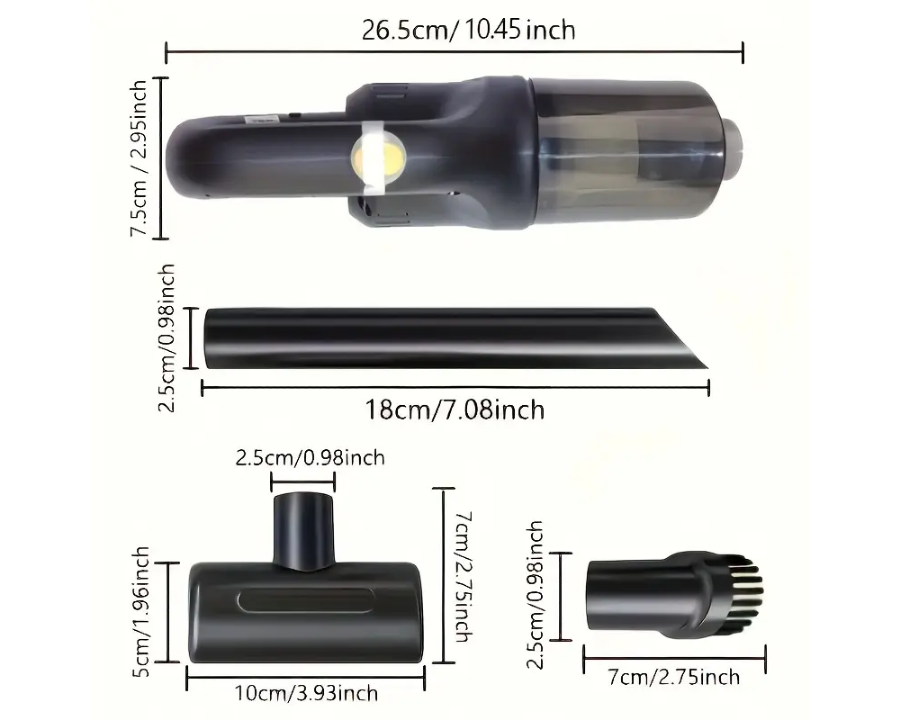 TurboVac Pro™ – Aspiradora Manual