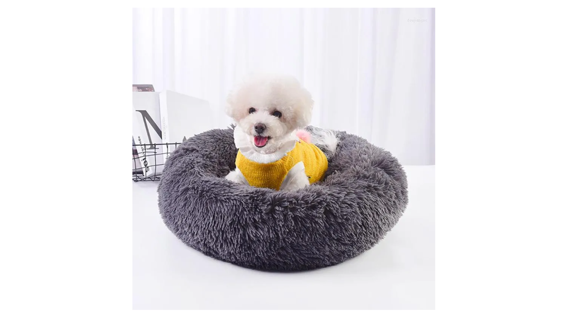 CalmiPet Puff™ - Cama antiestres para mascotas 60 cm