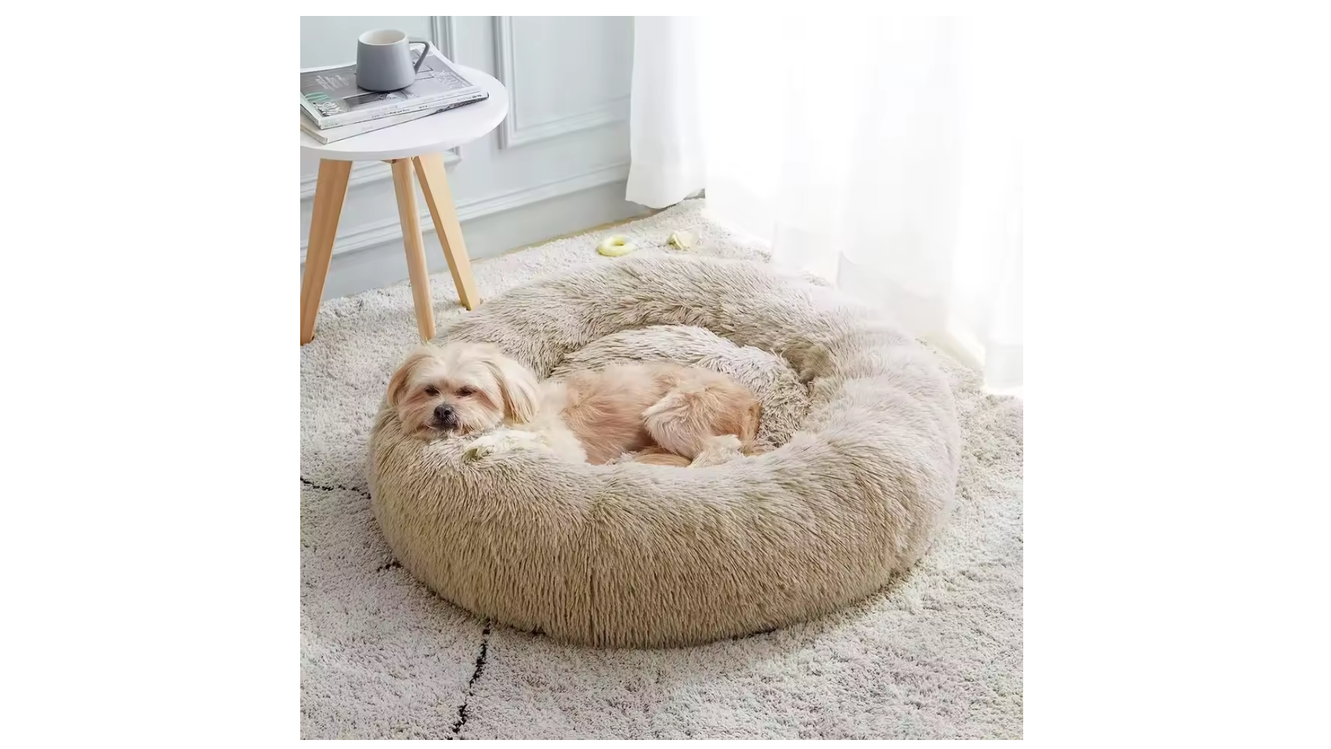 CalmiPet Puff™ - Cama antiestres para mascotas 60 cm